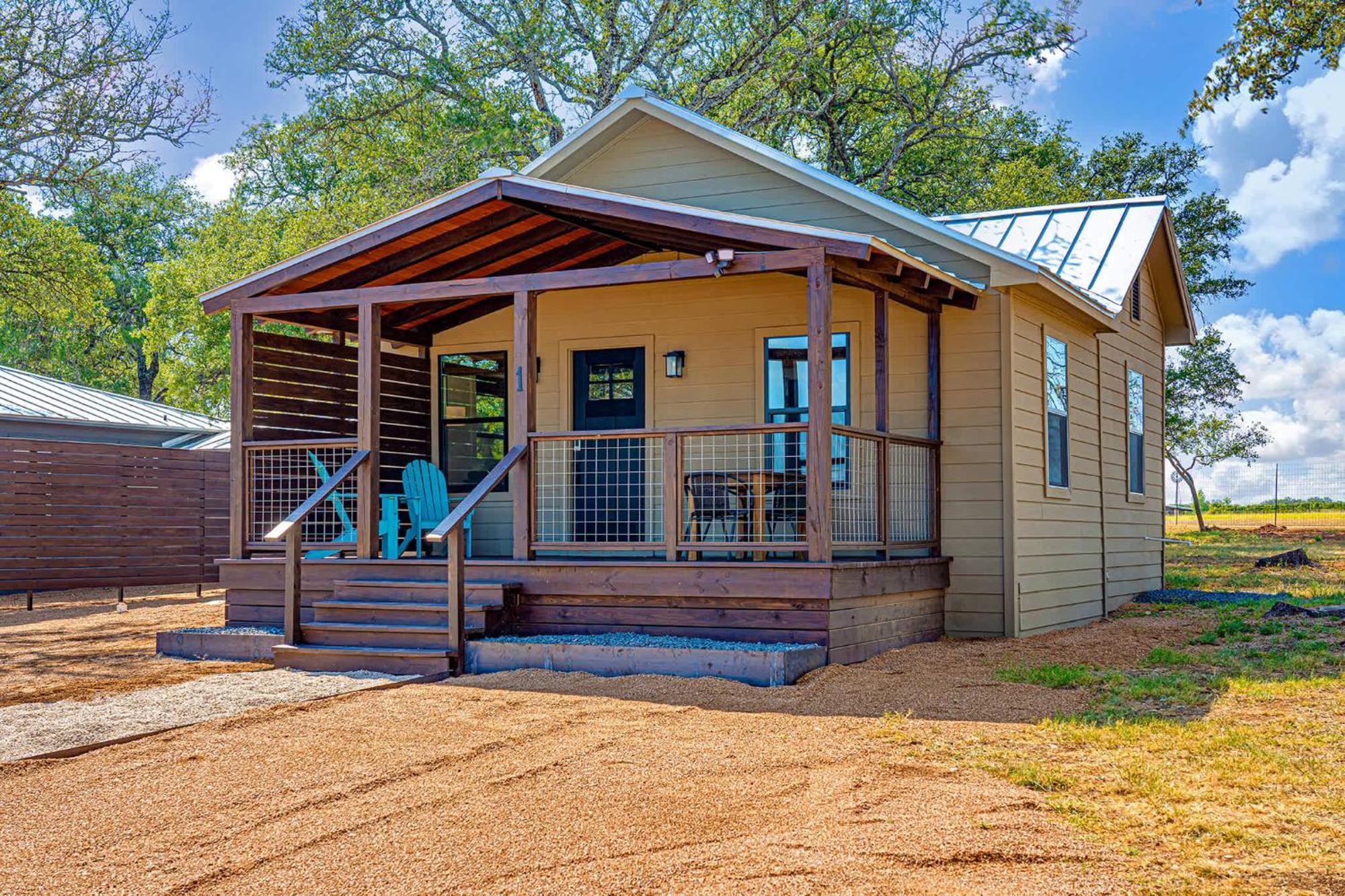 Ab Astris - Starry Night Cottage 1 Stonewall Exterior foto